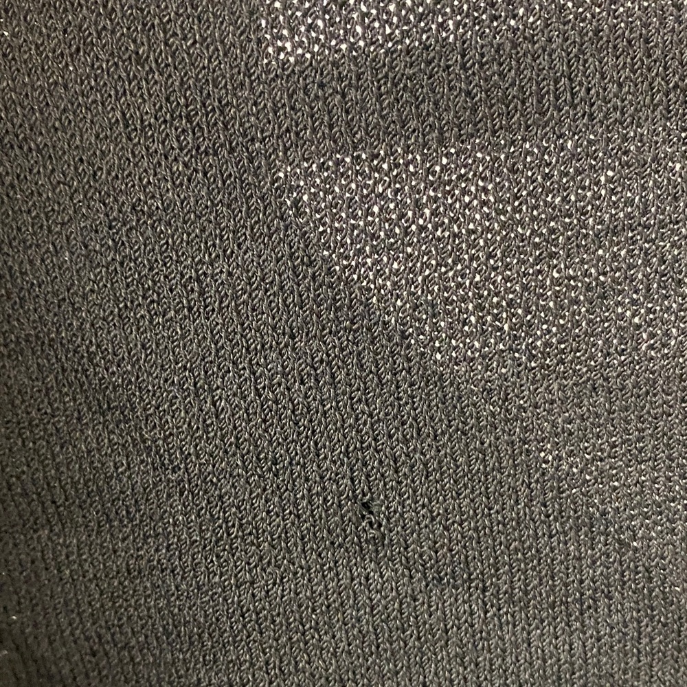 St. John - Black Cardigan & Cami knit set-with Gold Buttons - Picture 8 of 11